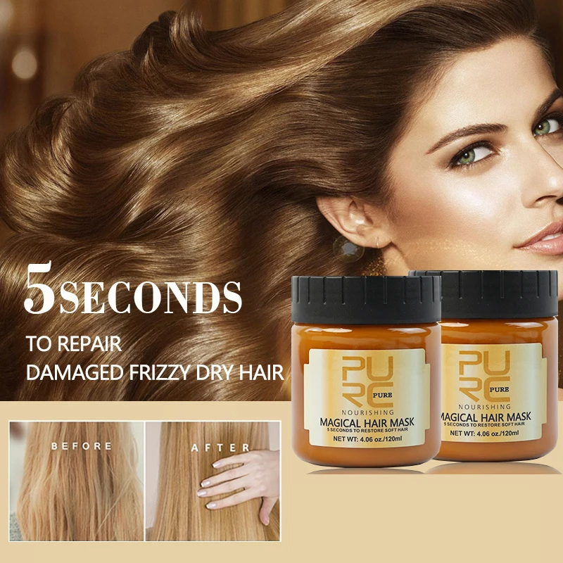 Custom OEM  Logo Hair Mask Deep Repair Hair Treatment Mask For Dry Frizzy Damaged Hair