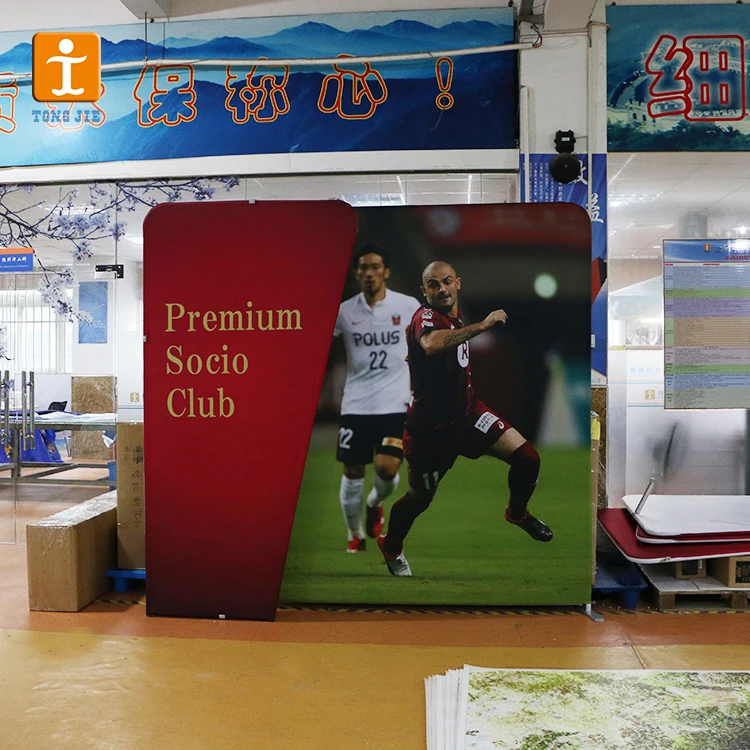 Factory price custom outdoor tension fabric stand banner