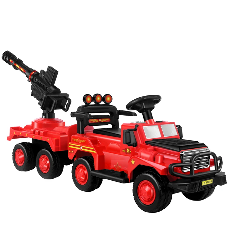 Toddler/Kids Electric Ride On Toy, 12 Volt, 3-7 yrs Old, Max Weight 88 lbs, Single or Double Riders, MP3 Player Input