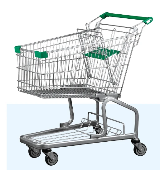 60~240L heavy duty german style supermarket shopping trolley with factory price