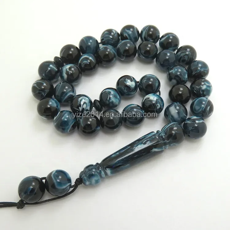 Hot sale quality resin rosary bracelet 6MM 8MM 10MM 33 beads muslim islamic prayer beads islam bracelet jewelry
