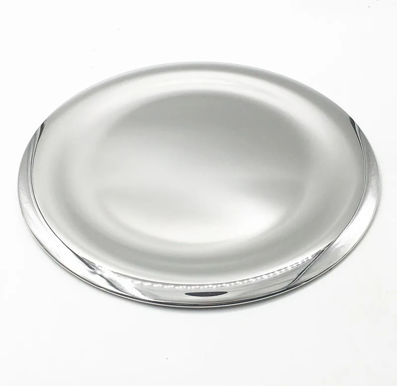 Restaurant & Hotel Supplies Stainless Steel Round Metal Serving Trays