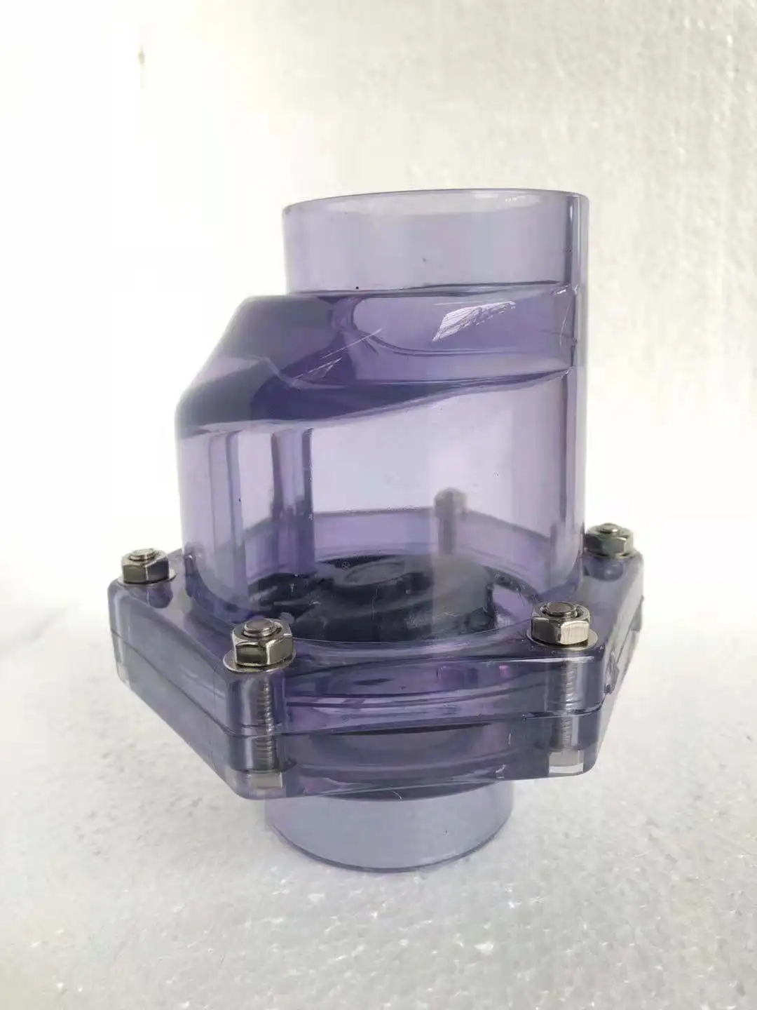 factory sale ASTM slip socket EPDM seal big size 6inch DN150 upvc non return swing check valve one way stop water valve