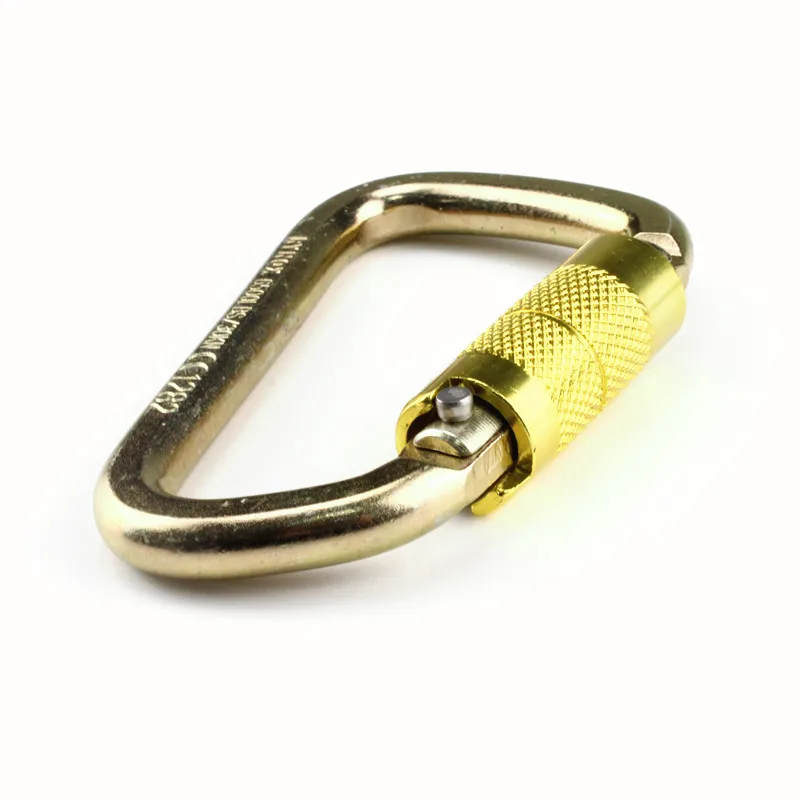 New arrival CE standard steel climbing protection carabiner with factory price