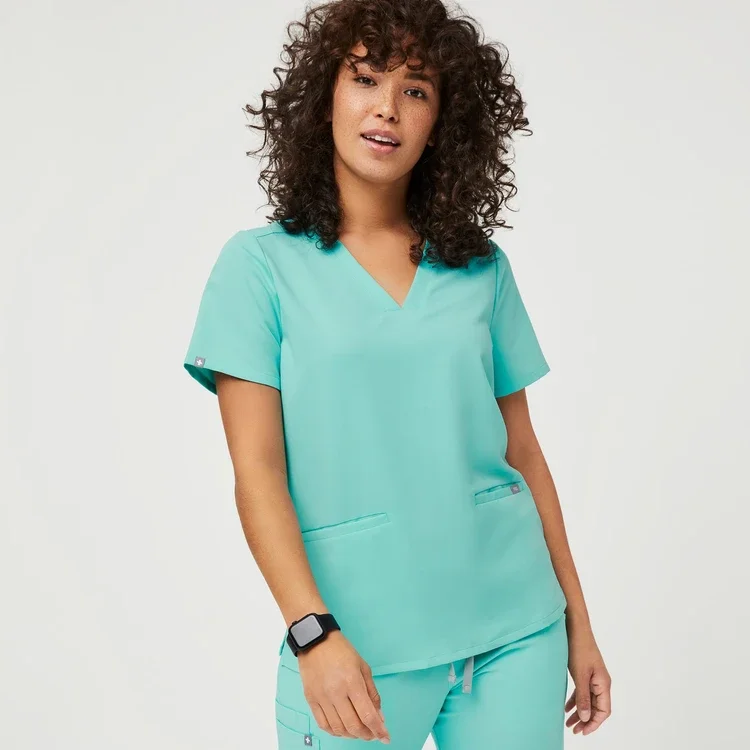 Strech Uniforme Suits Sets Women Nurse Medical Scrubs Comfortable Hospital Uniforms Stylish