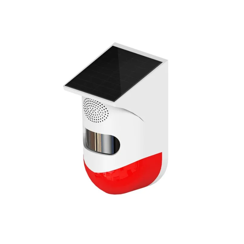 TUYA Smart Wifi Solar Infrared Detector WiFi Solar PIR Alarm Outdoor Waterproof Wireless 433MHz Strobe Siren