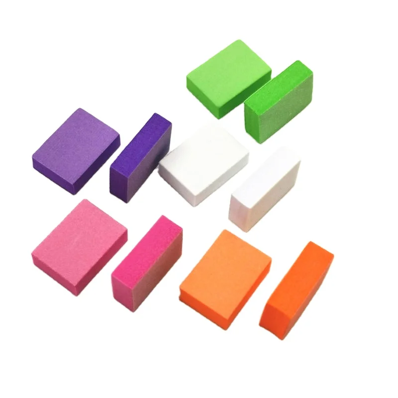 Factory Price Wholesale Custom Mini  Buffer Disposable Sponge Nail Buffer For Nail Salon Spa Buffer Block