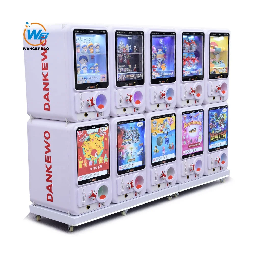 Manufacture Commercial Coin Operated Gachapon Machine Capsule Toy Gashapon Vending Machine Custom Gift Machine Gashapon Capsule