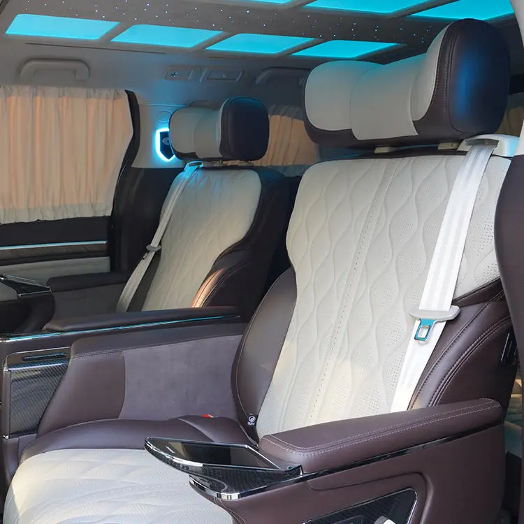 Luxury custom VIP electric heating massage swivel reclining Car Captain Seats For v-class/carnival/hiace