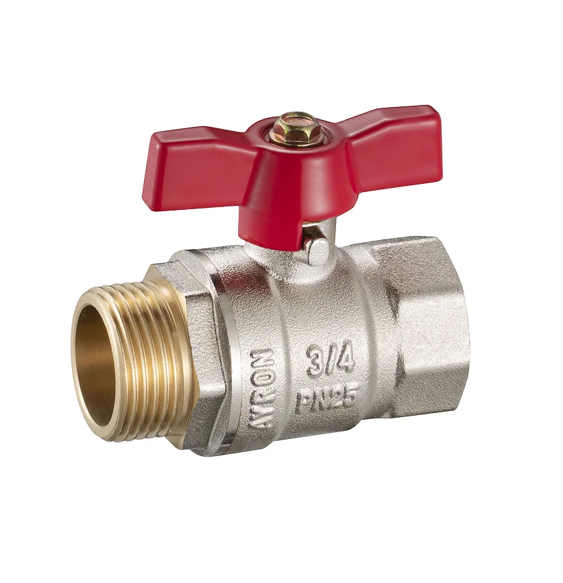Brass Ball Valve - 5011 (Normal bore, light type MF, PN25) - Ayron Brand