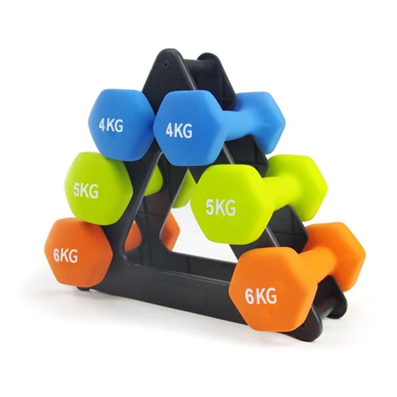 Pesas Gym Dumbbell Set Cheap Dumbbell Set Gym Equipment High Rubber Hex Dumbbell Hot