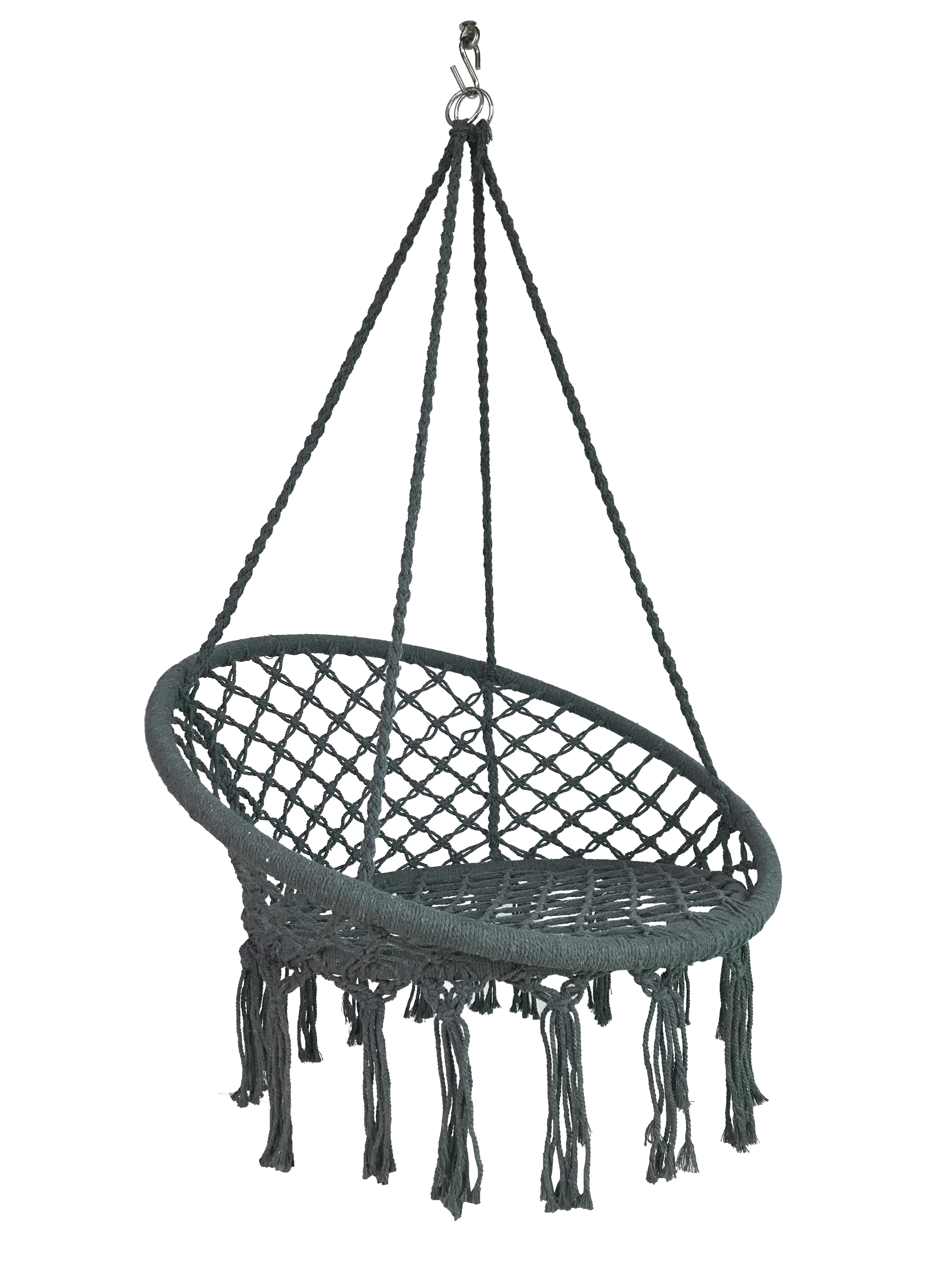 Wholesale Basket Steel Wicker Rattan Swing Seat Furniture Outdoor Patio Swing Chair Hanging Garden Swing Chair
