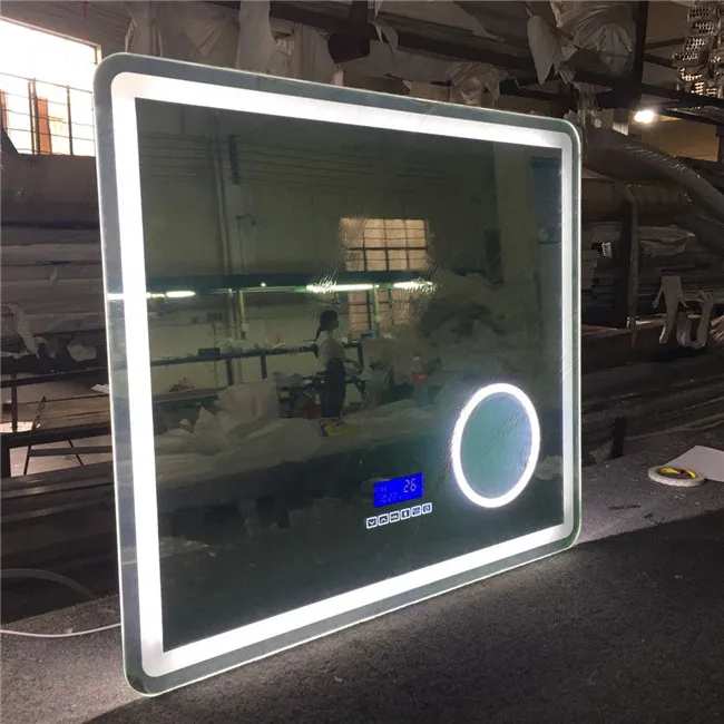 
CE&ISO9001 toilet mirror with light bathroom mirror with light blue tooth mirror led speacker 