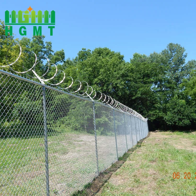 Оптовые цены, хит продаж Алмазная проволочная сетка сетки панели оцинкованная промышленная цепной звеньевой забор для продажи