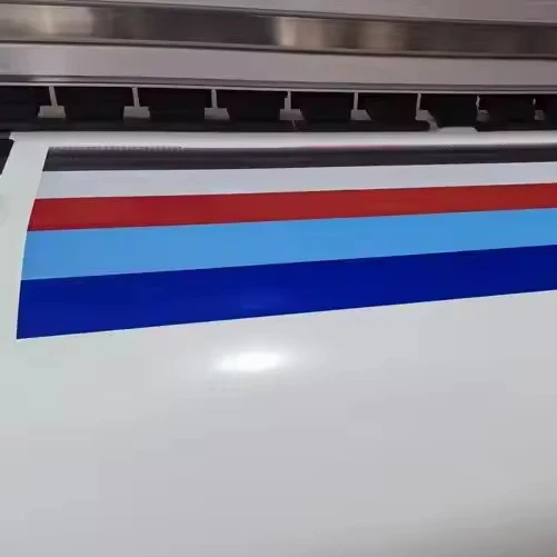 Digital Print Premium Bubble Free Polymeric Self Adhesive Vinyl Film Mesh Sticker Rolls