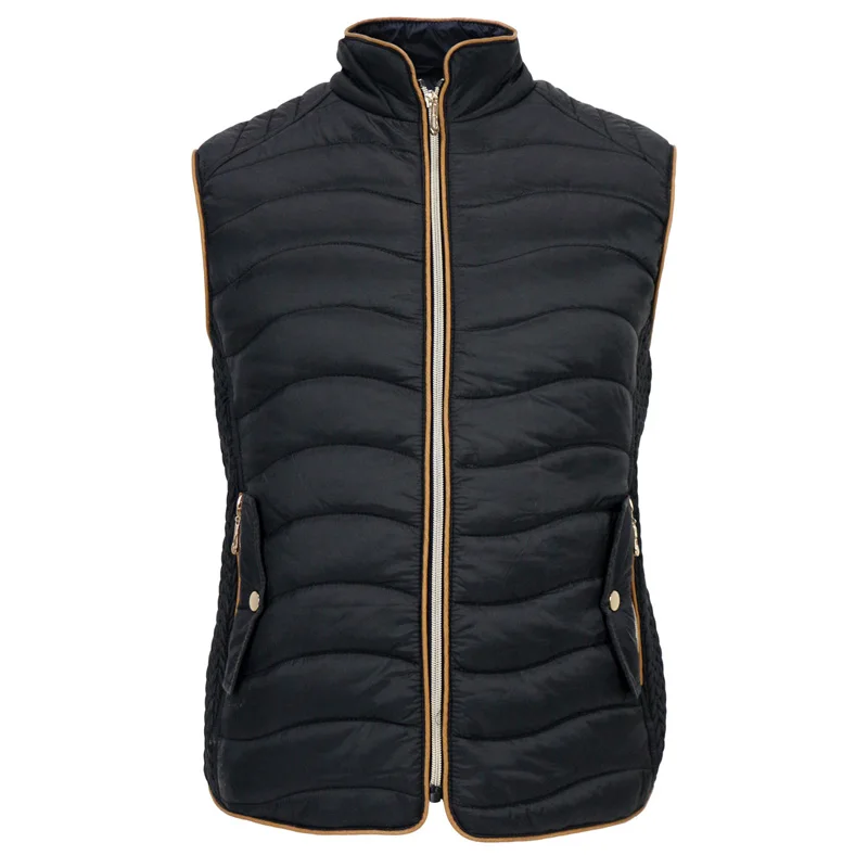 Wholesale Warm Lightweight Hooded Women Puffer Winter Waistcoat Warm Down Vest Clothing Casual Top OEM Vset for Lady