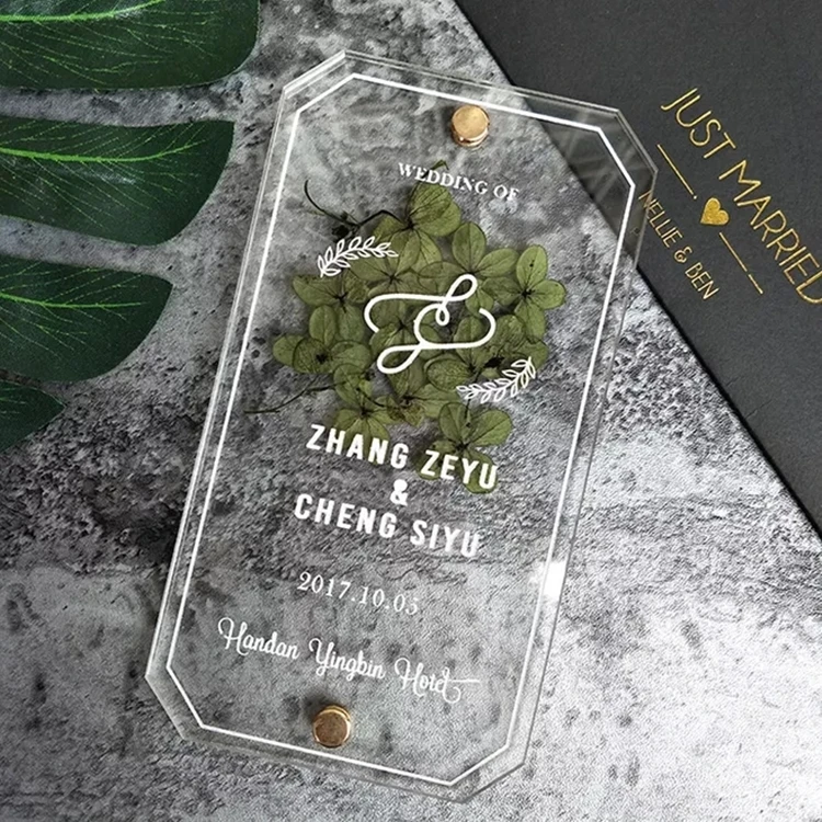 Custom Personalized Acrylic Wedding Bar Menu Sign Card Clear Signature Cocktails Wedding Sign Plastic Open Bar Sign Drinks List