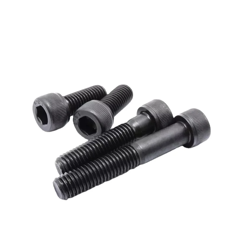 DIN912 High strength Hexagon Socket Head Cap Screws Black oxide zinc hot-galvanize  carbon steel SS304 China factory