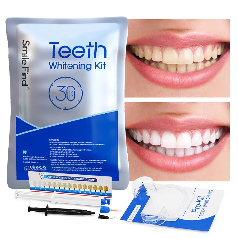 Teeth Whitening Gel Syringe Hydrogen Peroxide Whiten Dental Kits De Blanchiment Dentaire Professionnel