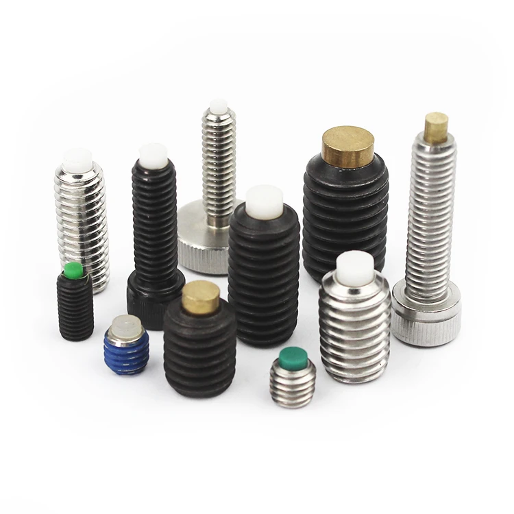 Multiple Soft tip set screw steel & stainless steel socket nylon tip set screw for great price