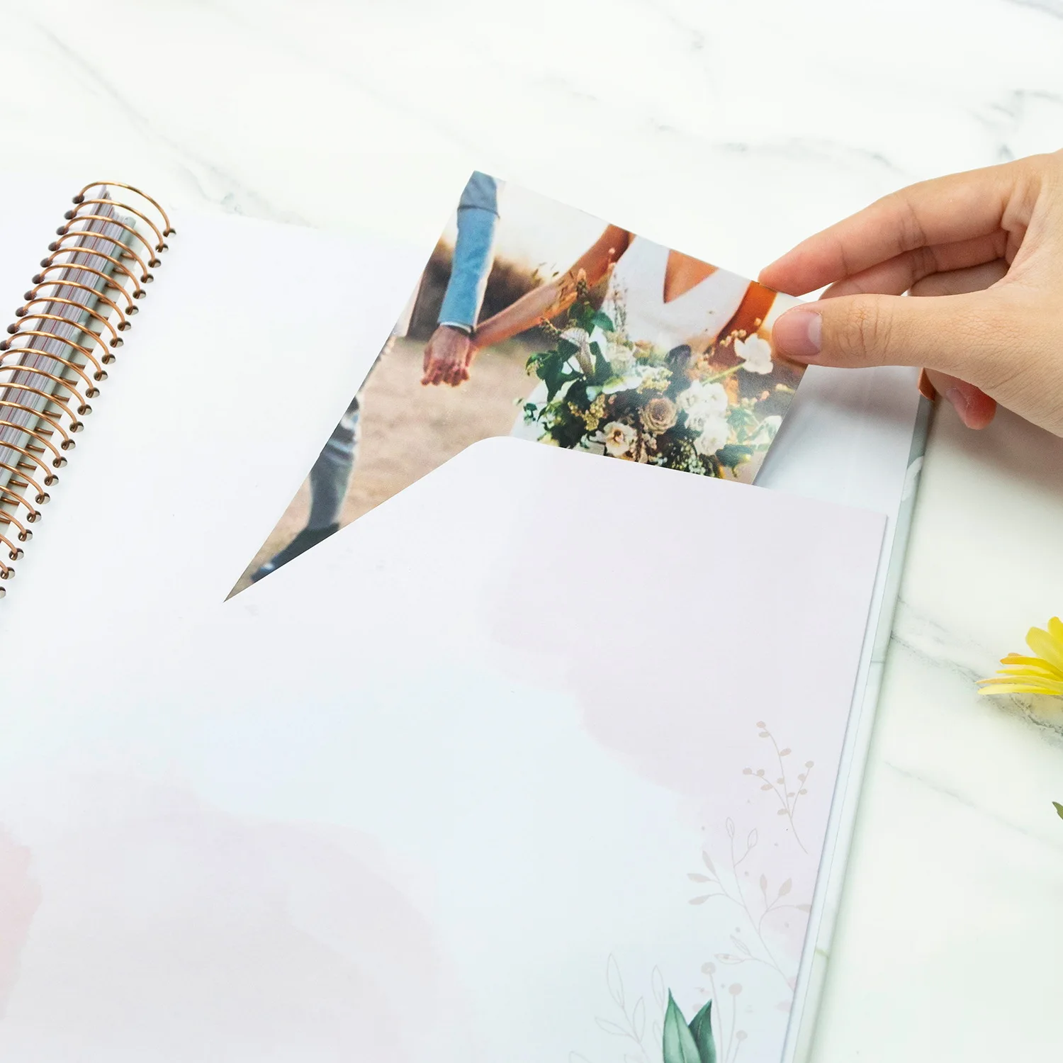 2024 Flower wedding Journal wedding engagement dress planner  budget A4 A5 marry notebook