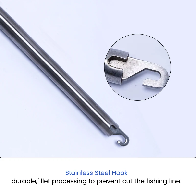 Portable tube hook detacher fishing lure remover 15' stainless steel hook remover