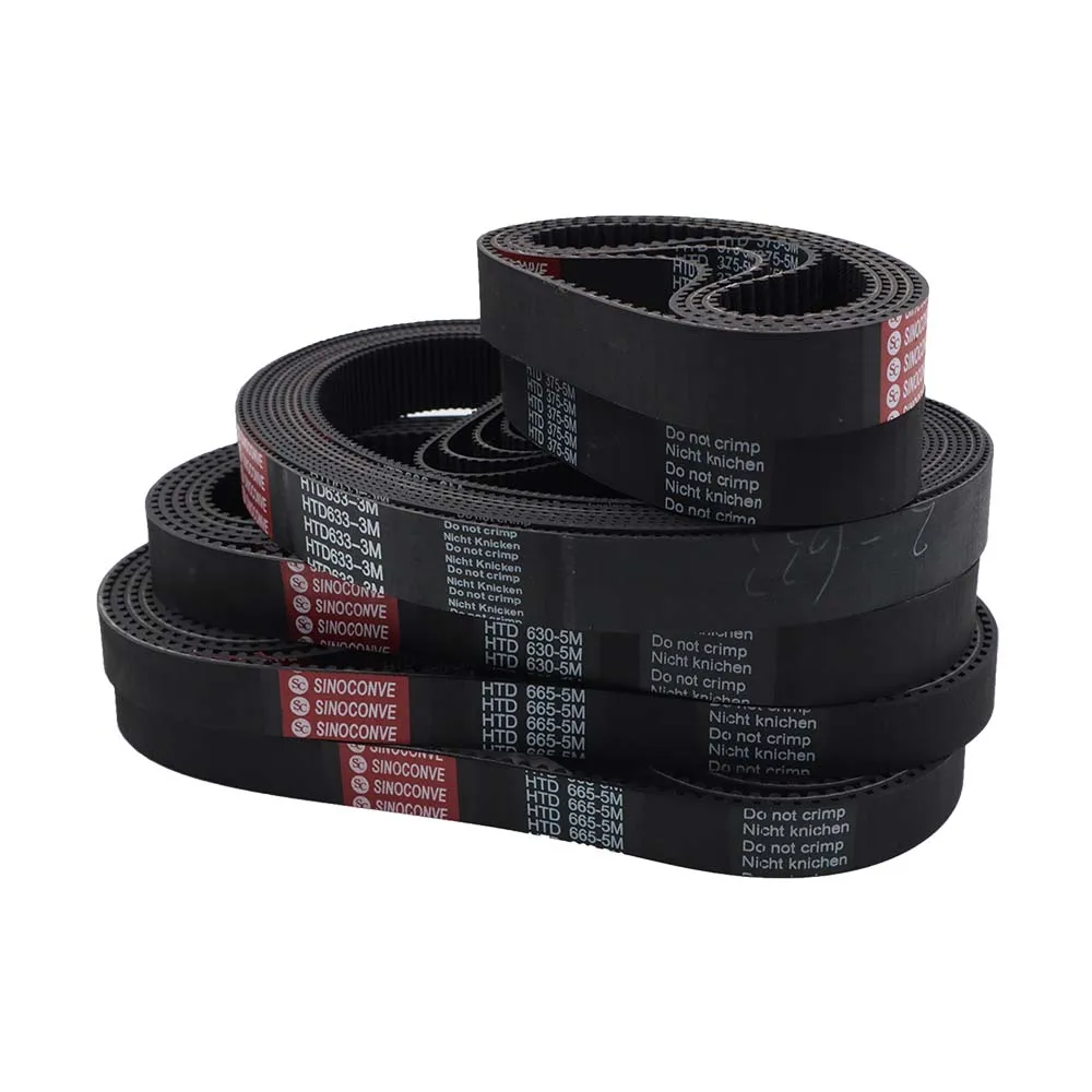 Industrial power transmission rubber timing belt for Construction Machinery Parts