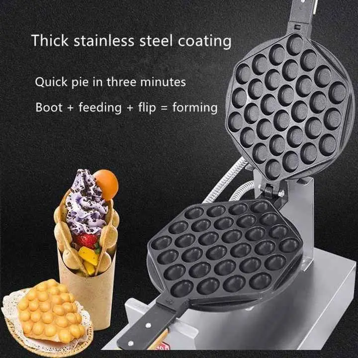 Factory direct high quality rome waffle iron automatic waffle cone fill bake maker machine with wholesale price