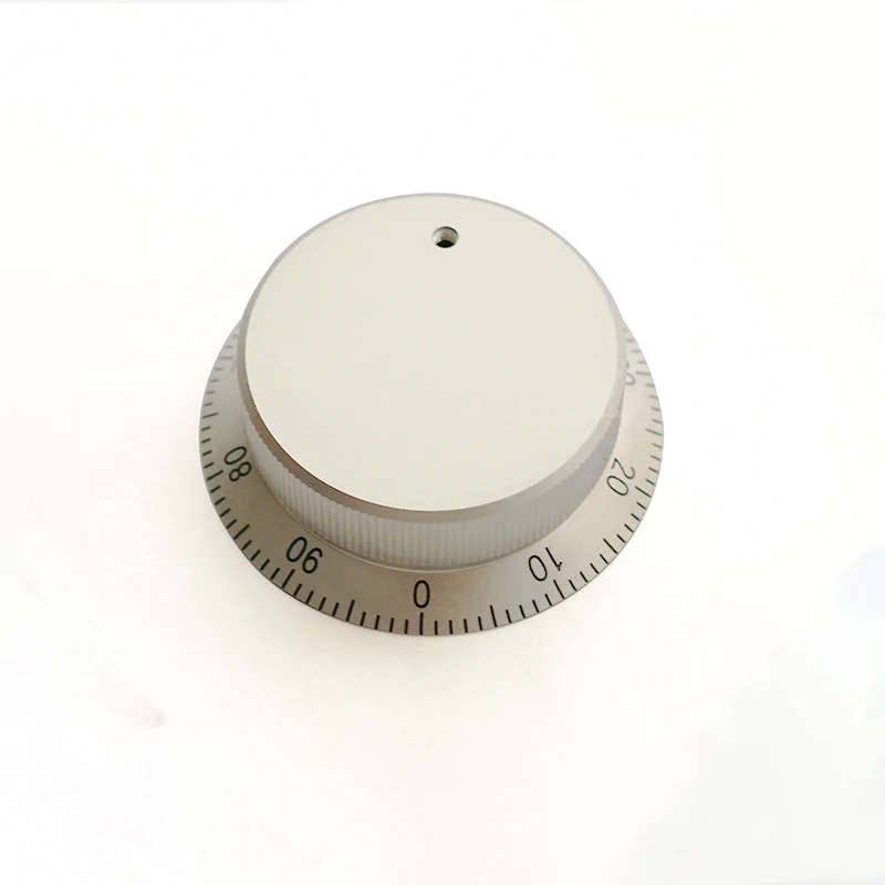 Top end Metal Aluminium Skirted Hat Bell shape Amplifier Hi Fi Dial Volume Control knobs with numbers