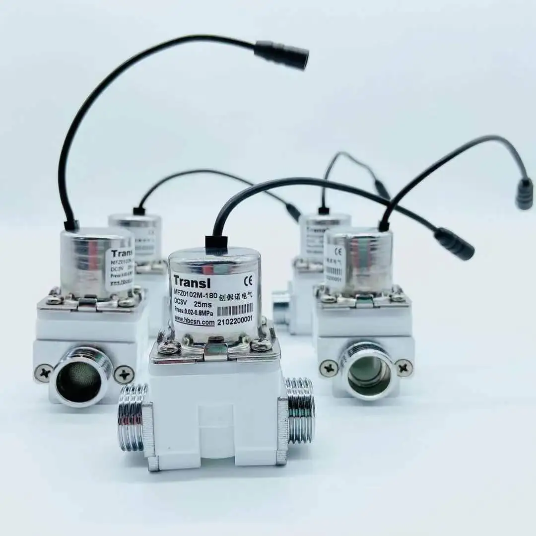 3V 6V DC battery operated magnetic latching water valve bi-stable solenoid valve for Sanitary Home Kitchen Faucet