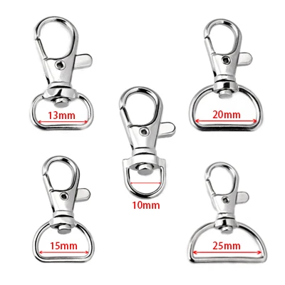 Металлические поворотные застежки, шнурок, карабин, застежка-карабин