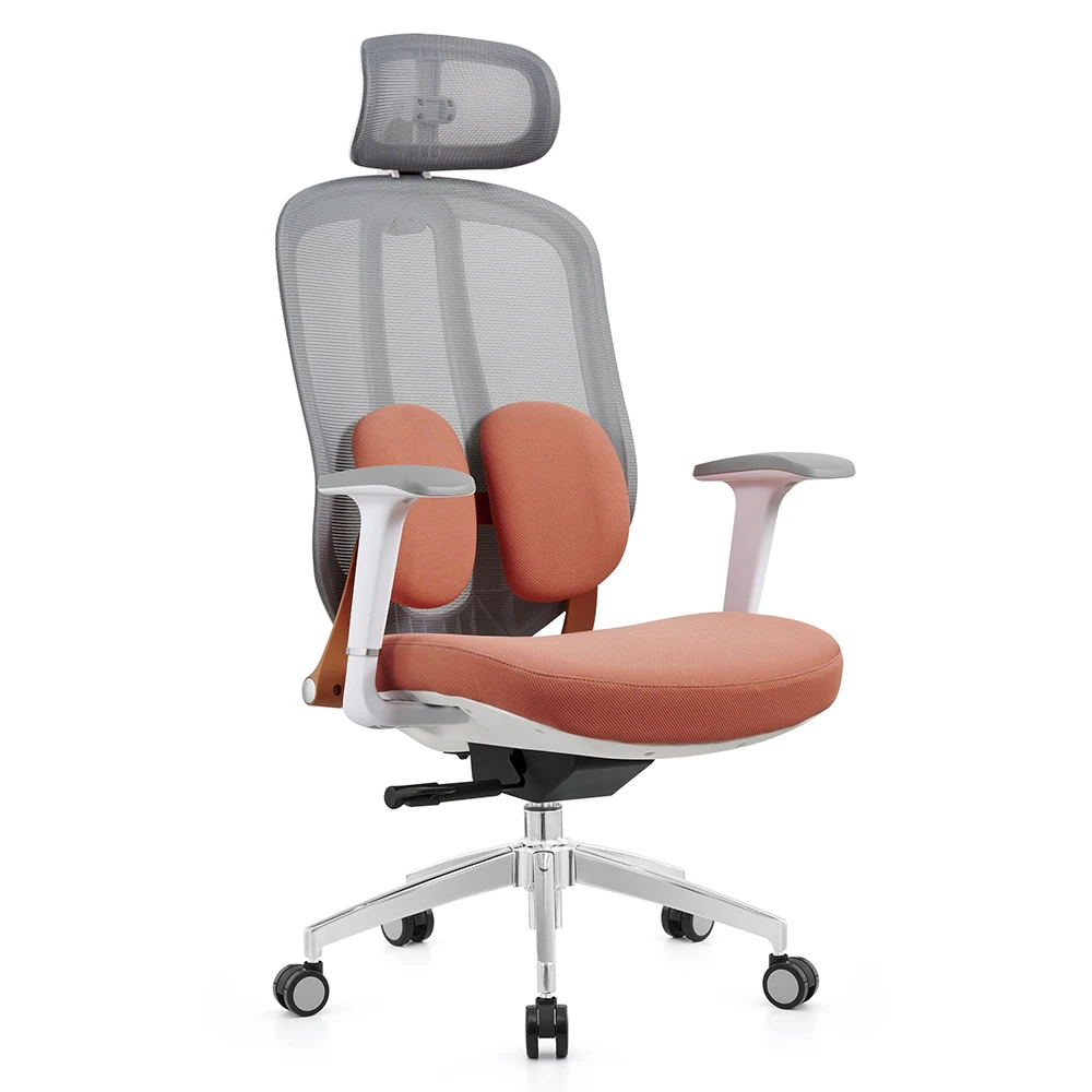 Foshan Factory Manufacture High Quality Adjustable Lumbar Support Executive Ergonomic Office Chair Mesh Staff Chairs