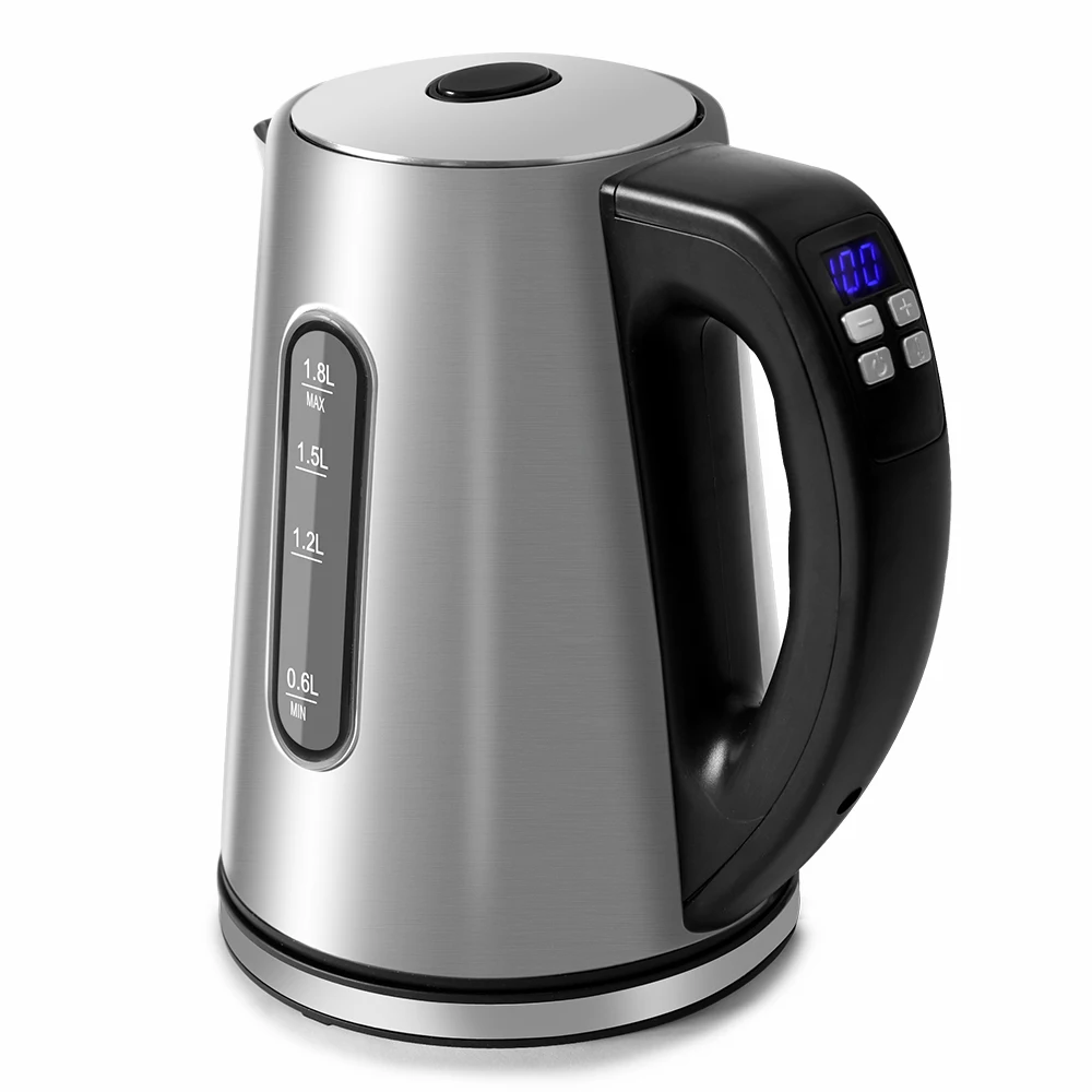 
High Quality Kitchen Appliances 1.8L Coffee Tea Water Stainless Steel Electric Kettles For Home 