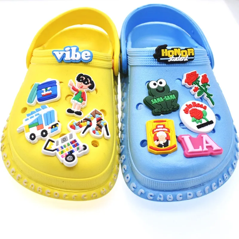 New arrival Sport Charms Different Shapes Croc Shoes Decoration for Men Women