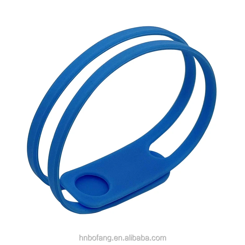Colorful High Temperature Resistant Custom Elastic Silicone Rubber Bands with Buckle