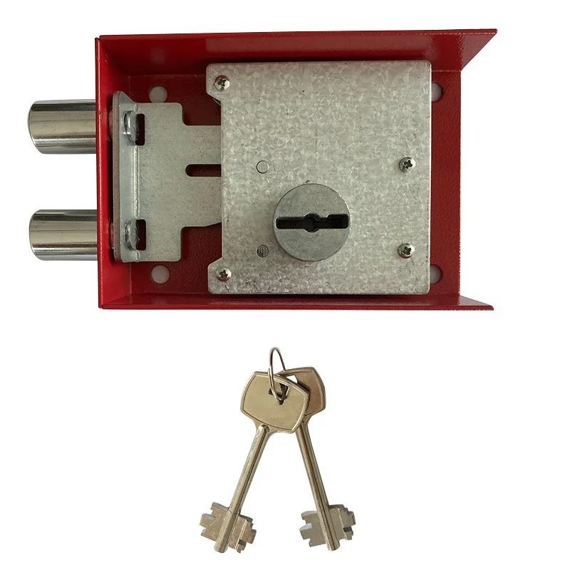 Cheap price Safe mechanical key lock for hotel safe and home safety locker with red locking mechanism case