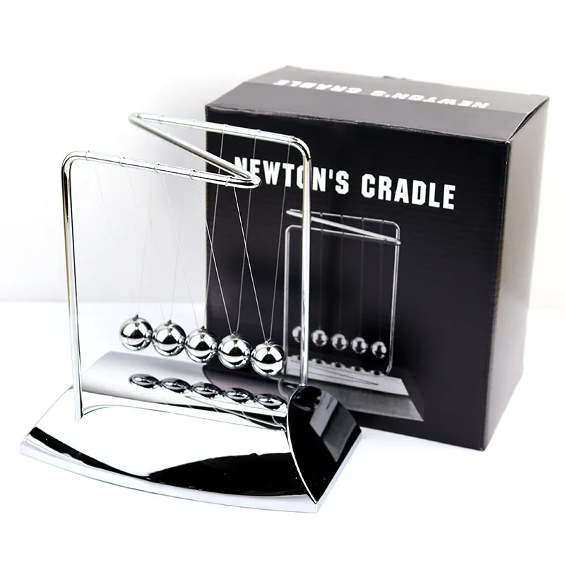 Cradle Balance Steel Balls School Teaching Supplies Physics Science Pendulum Desk Toy Gifts Home Decoration