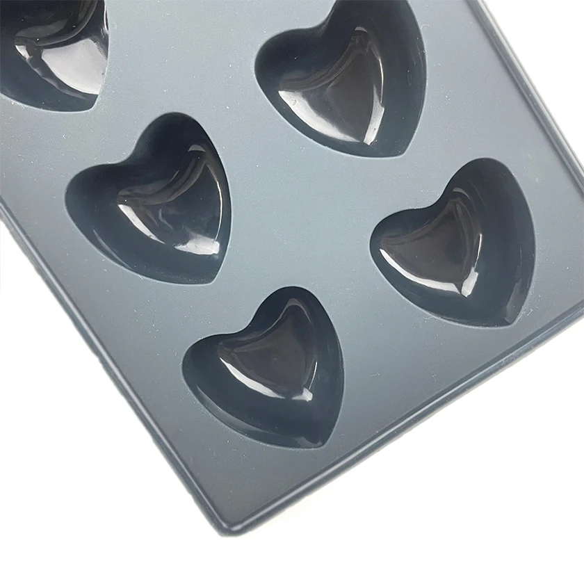 Kitchen Products Double Heart Shape Silicone Mold for Jewelry Toy Decorating Chocolate Soap Candle Mold 12 Cavity Silicone 80g