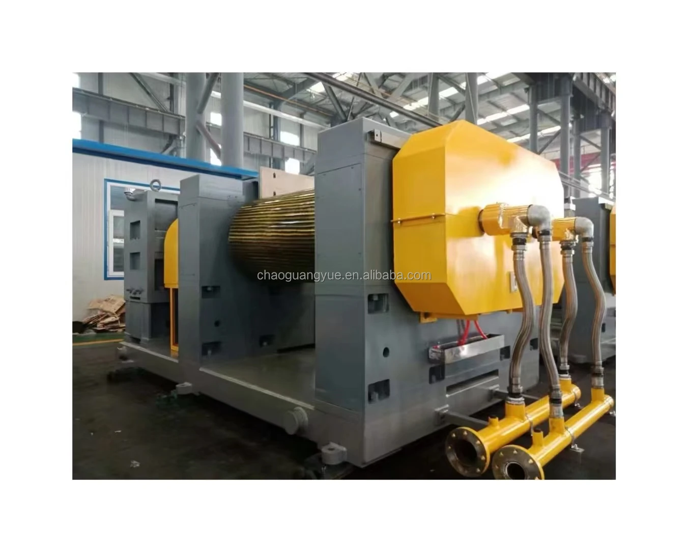 XKP-400/450/560 дробилка с пункта розничного сбыта на резиновой крошки пиролиза отходов шин для дробления резиновых изделий перед загрузкой