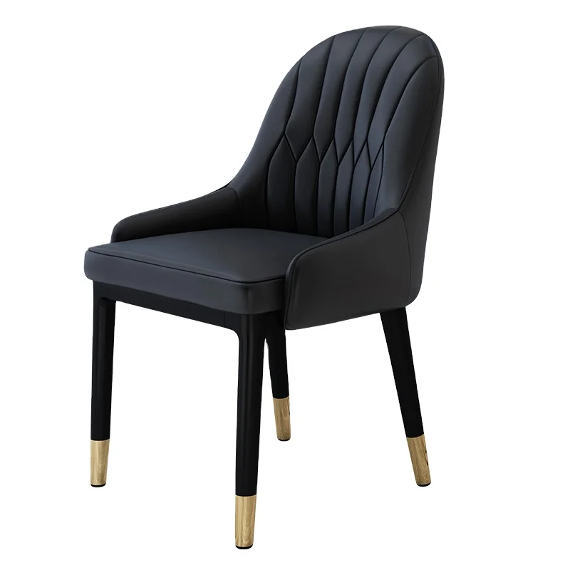 Hotel restaurant chair modern design high quality PU leather dining chair