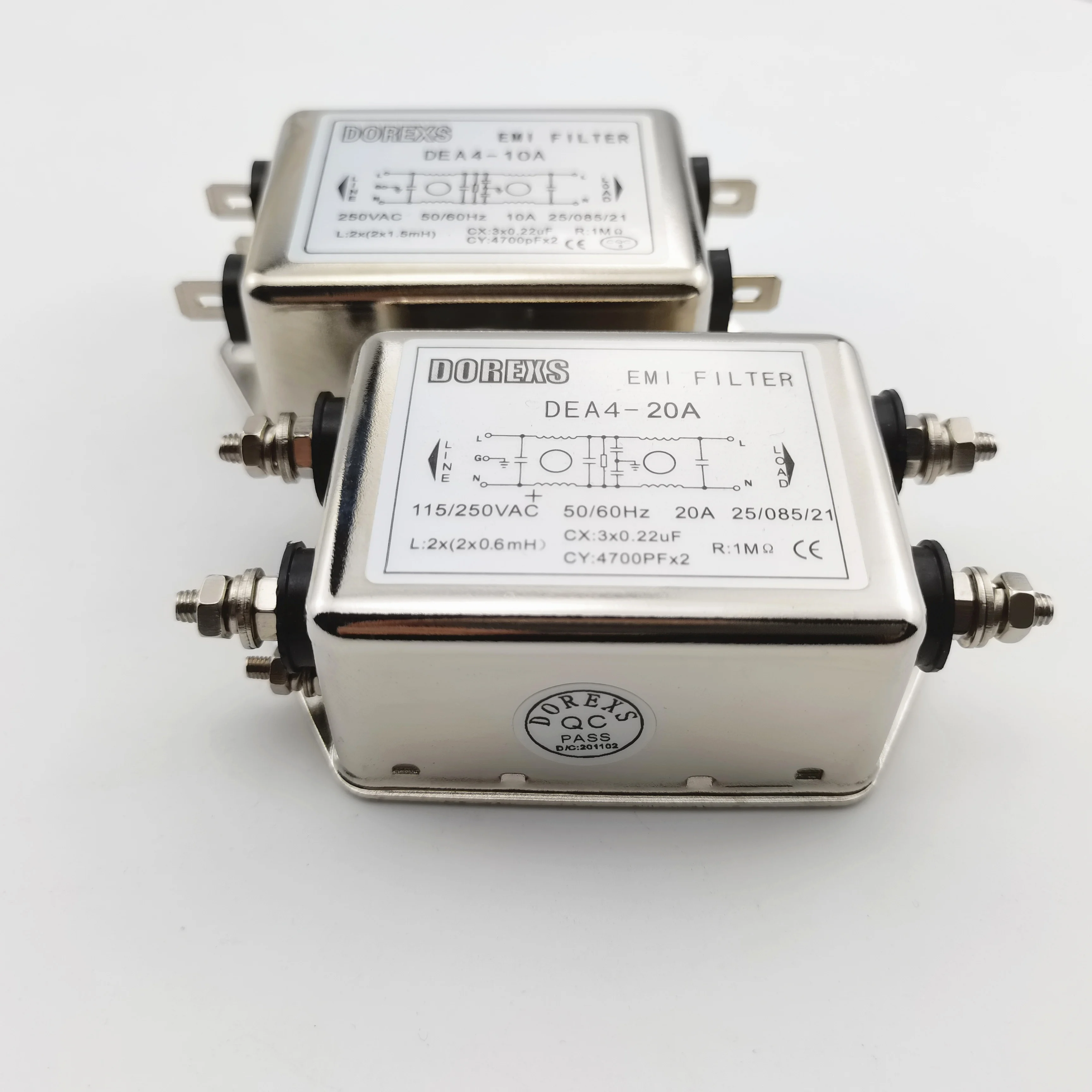  Высокопроизводительный однофазный фильтр EMI для лазерной резки 220VAC 1-50A от