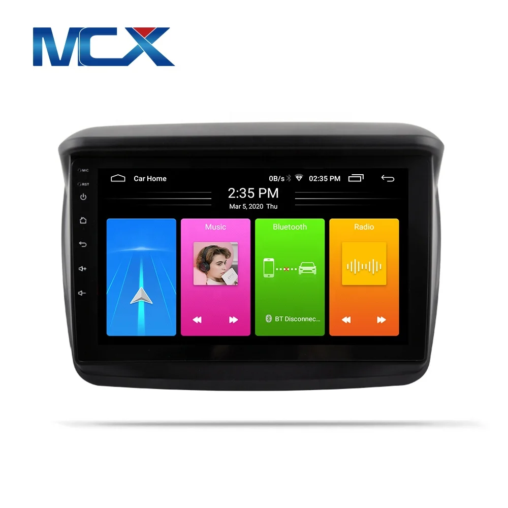 MCX GPS Navigation Android 10.0 radio Touch Screen HD Head Unit Car Audio Video Player For Mitsubishi Pajero 2013-2019