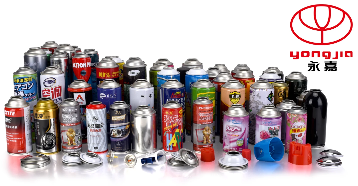 Diameter 52mm or 65mm empty metal cans clear lacquer necked-in empty tinplate can