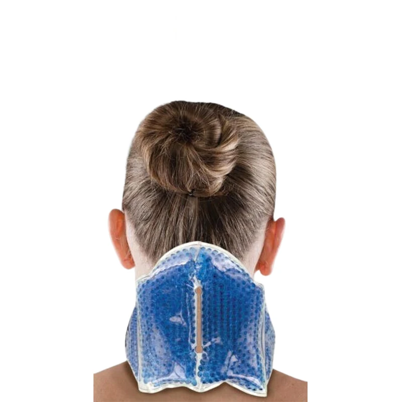 ice pack  reusable hot and cold neck wrap pack with adjustable strap for neck waist