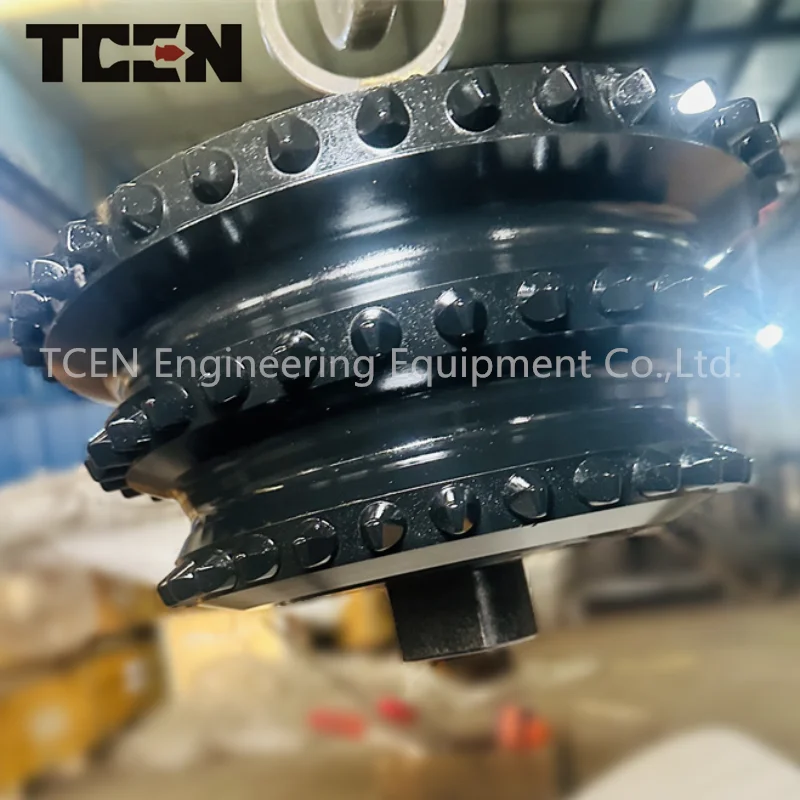 Tuneladora TBM pipe jacking machine roller disk cutter for underground trenchless pipelines