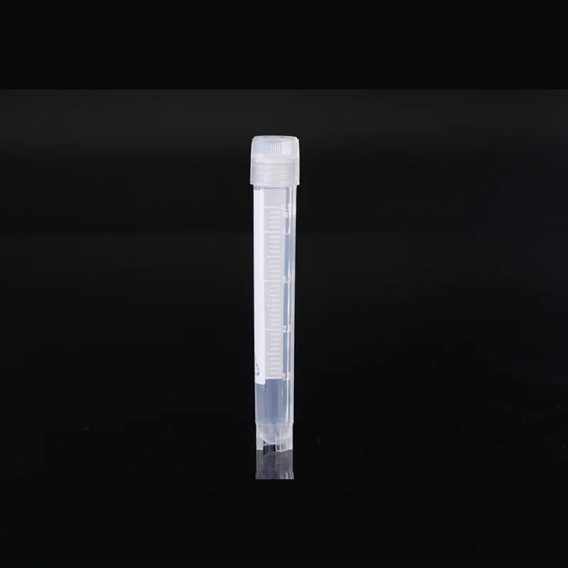 Self Standing Cryogenic Vial Container Sample Tube Cryo Test Tubes with Screw Covers