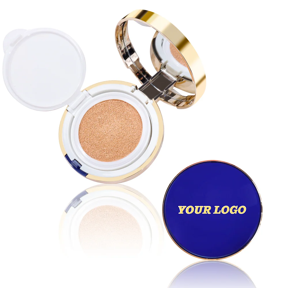 Private Label Korean Pomegranate Essence Air Cushion Sunscreen BB CC Cream Foundation Moisturizing Makeup for Dark Circles