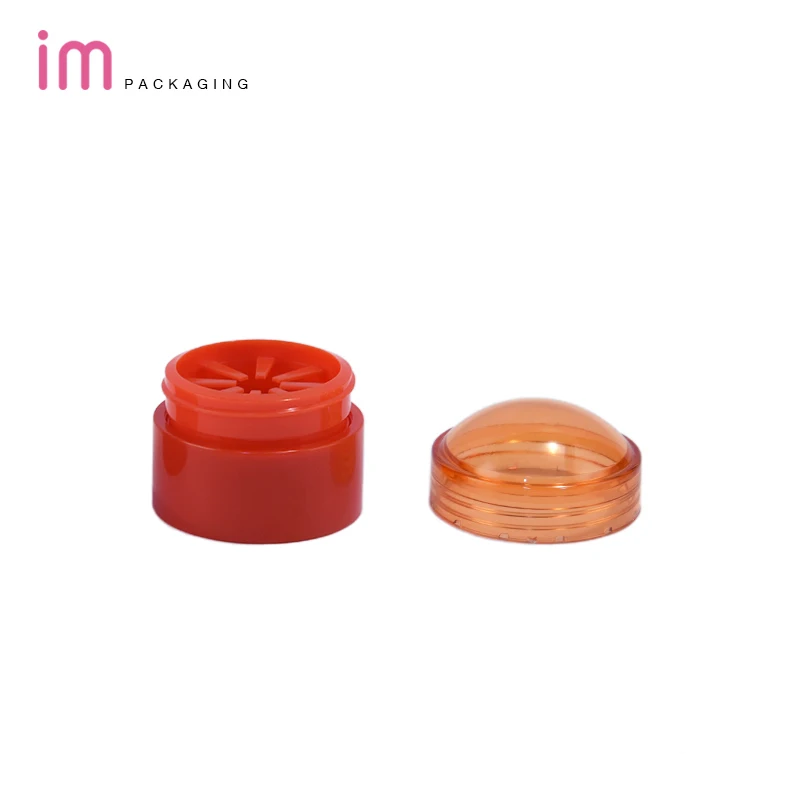 Blush on red container round blusher cream packaging 9gram planet custom blush balm container tube