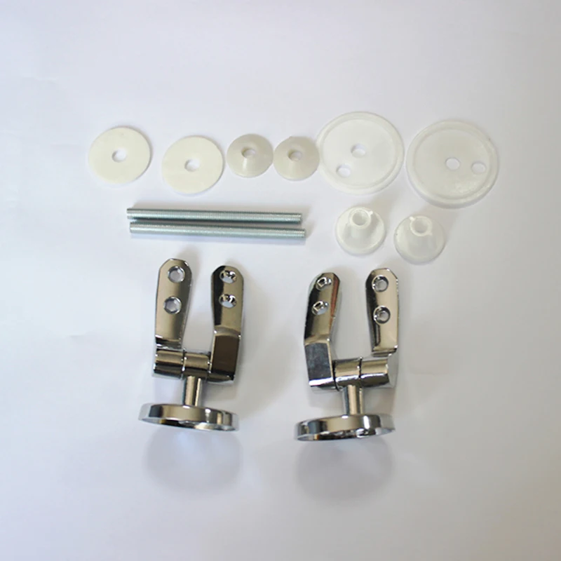 High Quality Modern Style Quick Release Zinc Alloy Toilet Seat Hinge Bottom Mounting For Hotel Use