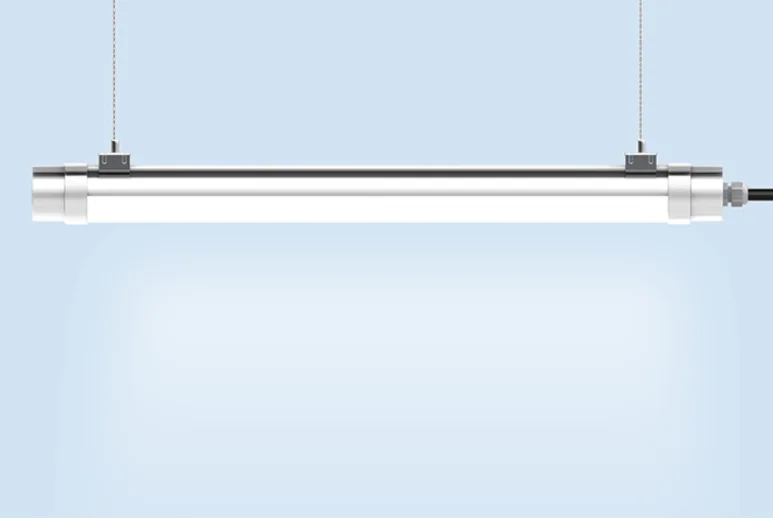 Водонепроницаемая Светодиодная трубчатая линейная арматура 1200 мм Тройная промышленная осветительная 36 Вт светодиодные лампы с тройной